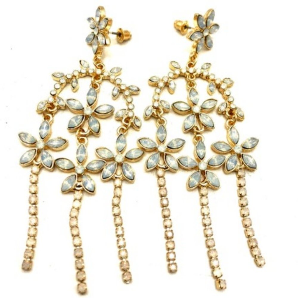 Crystal  Chandelier Earrings made with Swarovski elements